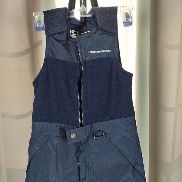 32 Degrees Weatherproof Blue Insulated Snow Suit Overalls Size 6 - Picture 2 of 15
